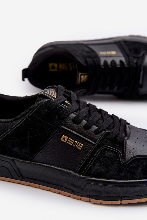 Sneakers Modell Schuhe Big Star NN174094 schwarze Farbe Sneakers Modell Schuhe Big Star NN174094 schwarze Farbe