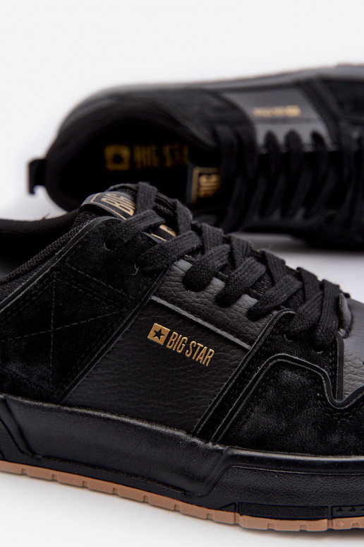 Sneakers Modell Schuhe Big Star NN174094 schwarze Farbe Sneakers Modell Schuhe Big Star NN174094 schwarze Farbe