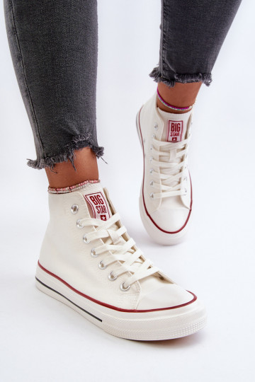 Freizeitschuhe Big Star NN274276 weiße Farbe