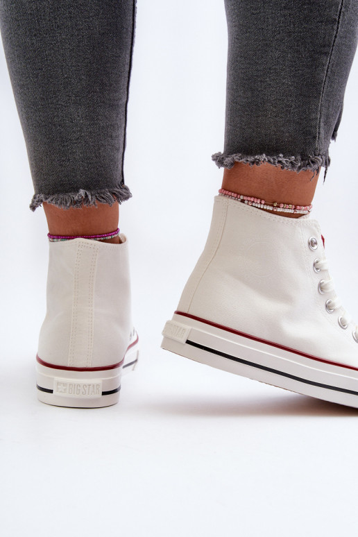 Freizeitschuhe Big Star NN274276 weiße Farbe