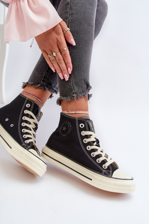 Freizeitschuhe Big Star NN274283 schwarz Freizeitschuhe Big Star NN274283 schwarz