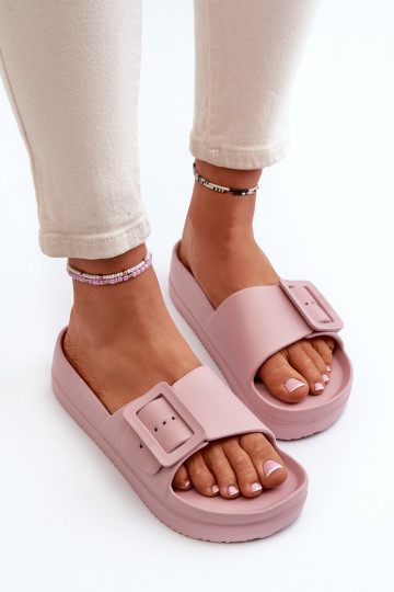 Big Star NN274A663 leichte Plateausandalen mit Schnallen in Rosa