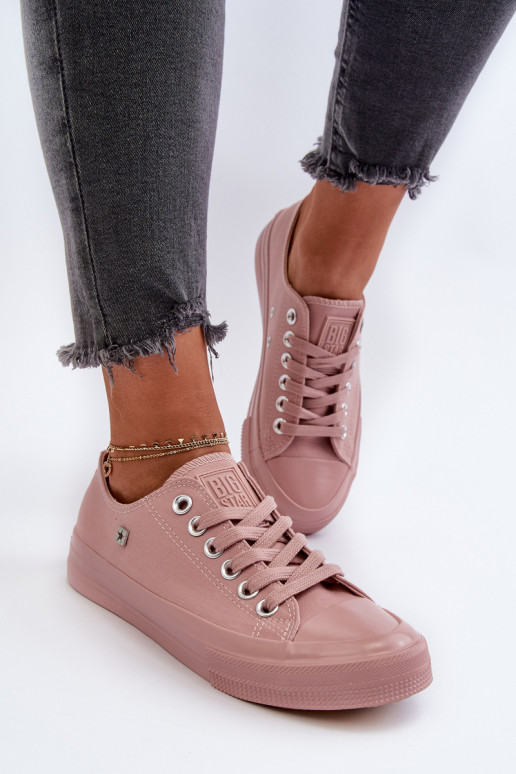 Klassisches Modell Freizeitschuhe Big Star NN274291 rosa Farbe Klassisches Modell Freizeitschuhe Big Star NN274291 rosa Farbe