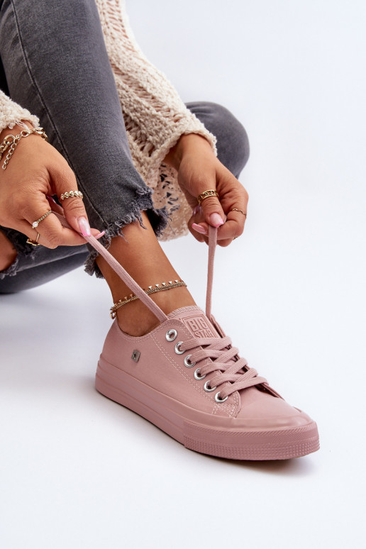 Klassisches Modell Freizeitschuhe Big Star NN274291 rosa Farbe Klassisches Modell Freizeitschuhe Big Star NN274291 rosa Farbe