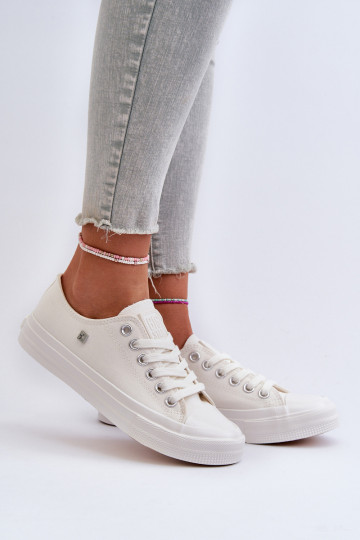 Klassisches Modell Freizeitschuhe Big Star NN274285 weiße Farbe 2