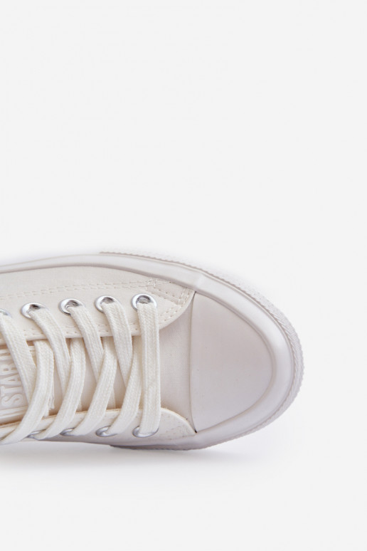 Klassisches Modell Freizeitschuhe Big Star NN274285 weiße Farbe