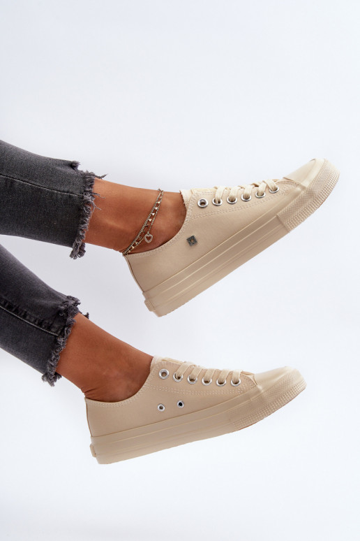 Klassisches Modell Freizeitschuhe Big Star NN274286 beige Klassisches Modell Freizeitschuhe Big Star NN274286 beige