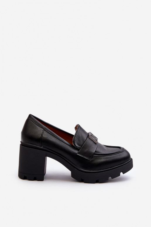 Schuhe mit breitem Absatz und Ornamenten in der Farbe Schwarz von Ranunca Schuhe mit breitem Absatz und Ornamenten in der Farbe Schwarz von Ranunca