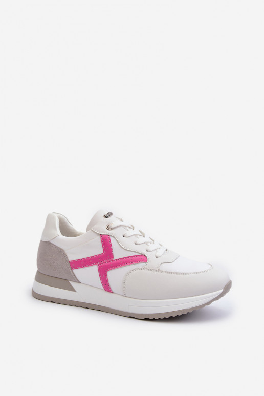 Sneakers Modell Schuhe mit Plateau INBLU IN000362 weiße Farbe Sneakers Modell Schuhe mit Plateau INBLU IN000362 weiße Farbe