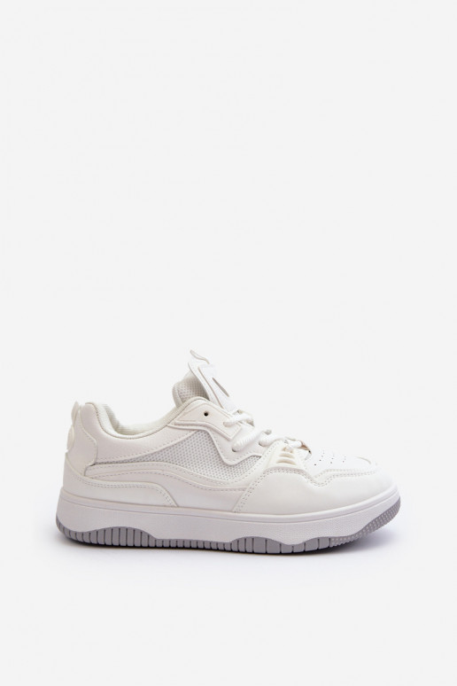 Sneakers-Modellschuhe mit Plateau in der weißen Farbe Etnaria Sneakers-Modellschuhe mit Plateau in der weißen Farbe Etnaria