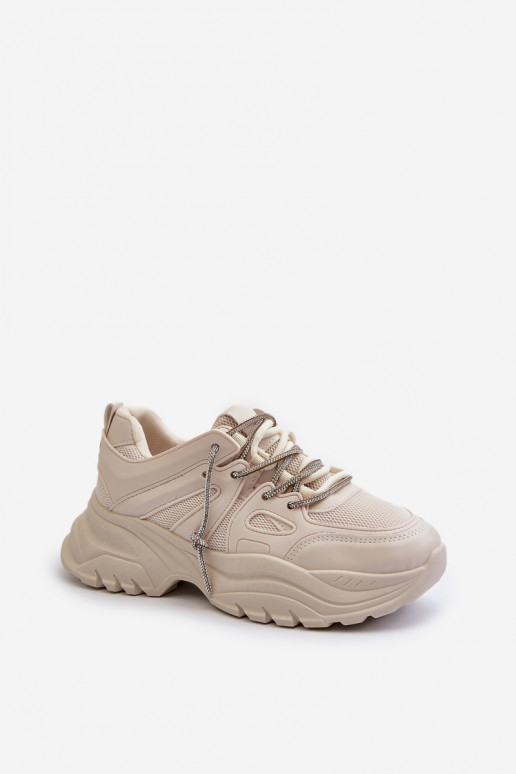 Sneakers Modellschuhe mit modischen massiven Sohlen m beige Relissa Sneakers Modellschuhe mit modischen massiven Sohlen m beige Relissa