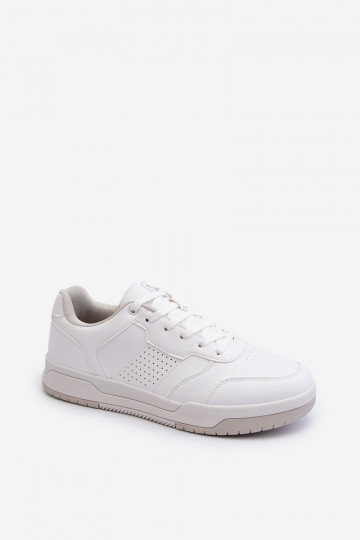 Sneakers-Modellschuhe aus Öko-Leder in der Farbe Weiß von Radikalle
