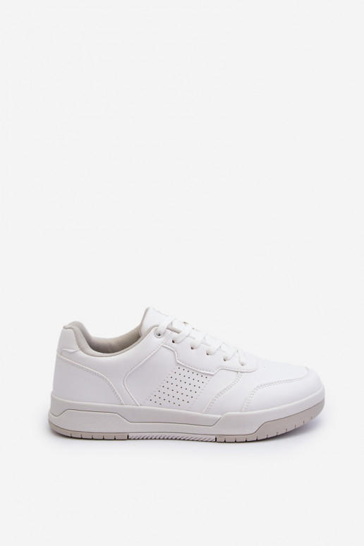 Sneakers-Modellschuhe aus Öko-Leder in der Farbe Weiß von Radikalle