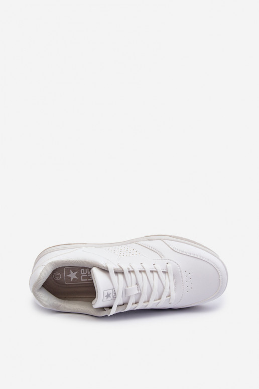 Sneakers-Modellschuhe aus Öko-Leder in der Farbe Weiß von Radikalle
