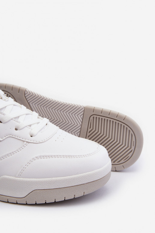 Sneakers-Modellschuhe aus Öko-Leder in der Farbe Weiß von Radikalle