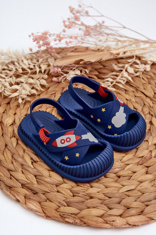 Hausschuhe Kinder 83525 Ipanema Cute Baby dunkelblau