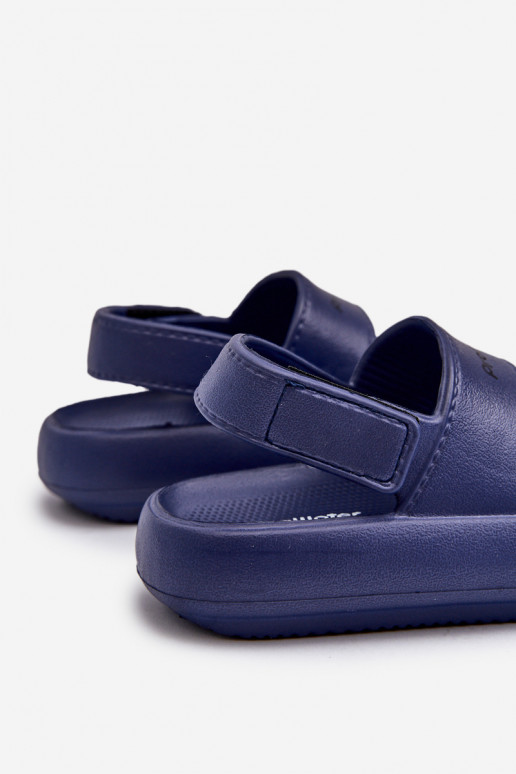 Leichte Flip-Flop-Sandalen mit Klebeverschlüssen ProWater PRO-24-05-01K dunkelblau