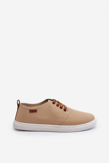 Sneakers Herren Freizeitschuhe Big Star NN176001 Memory Foam System beige 2