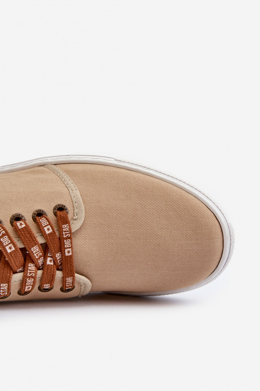 Sneakers Herren Freizeitschuhe Big Star NN176001 Memory Foam System beige Sneakers Herren Freizeitschuhe Big Star NN176001 Memory Foam System beige