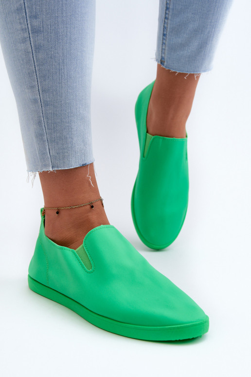 Sportschuhe Freizeitschuhe Slip-On grüne Farbe Lovinia