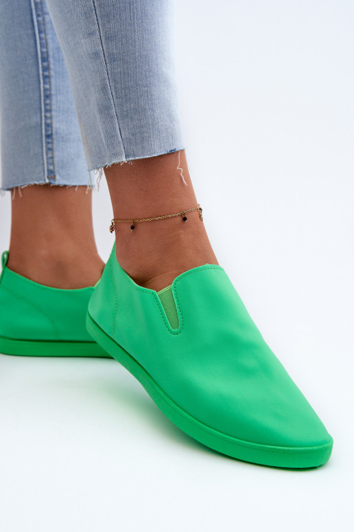 Sportschuhe Freizeitschuhe Slip-On grüne Farbe Lovinia