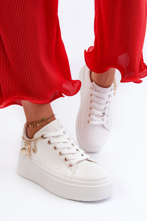 Sneakers-Modellschuhe mit Plateau in Weiß Tivissa Sneakers-Modellschuhe mit Plateau in Weiß Tivissa