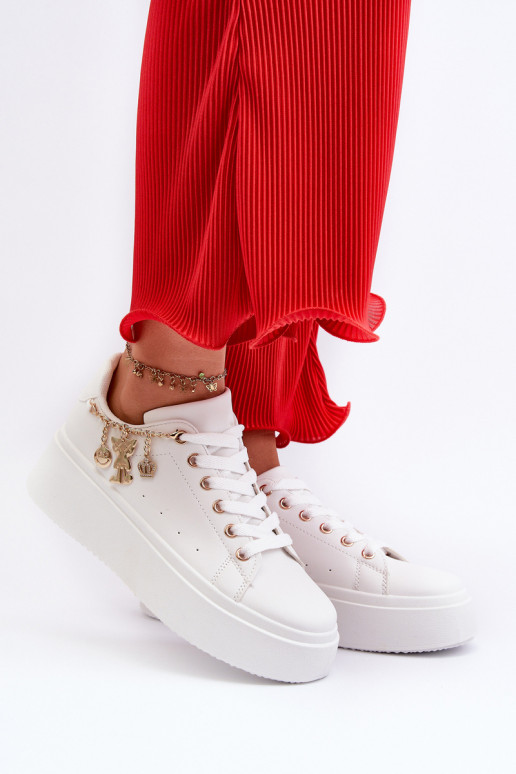 Sneakers-Modellschuhe mit Plateau in Weiß Tivissa Sneakers-Modellschuhe mit Plateau in Weiß Tivissa