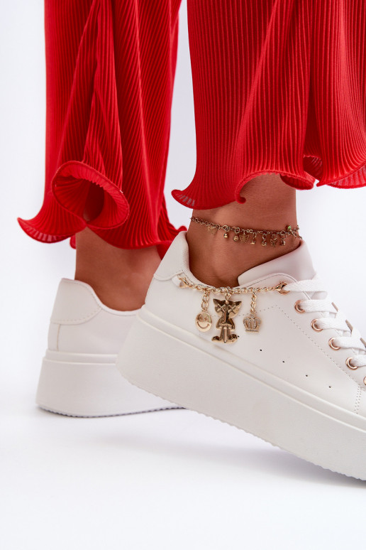 Sneakers-Modellschuhe mit Plateau in Weiß Tivissa Sneakers-Modellschuhe mit Plateau in Weiß Tivissa