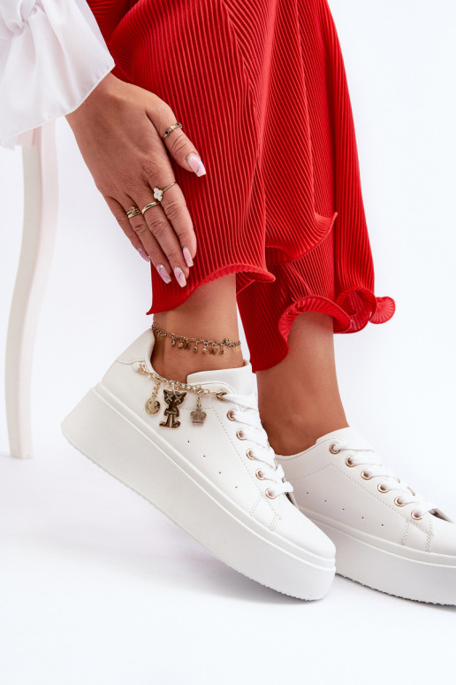 Sneakers-Modellschuhe mit Plateau in Weiß Tivissa Sneakers-Modellschuhe mit Plateau in Weiß Tivissa