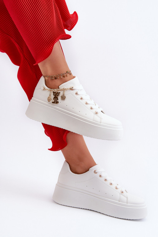 Sneakers-Modellschuhe mit Plateau in Weiß Tivissa Sneakers-Modellschuhe mit Plateau in Weiß Tivissa