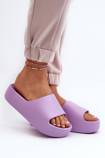 Hausschuhe mit massiver Sohle Purple Oreithano 2