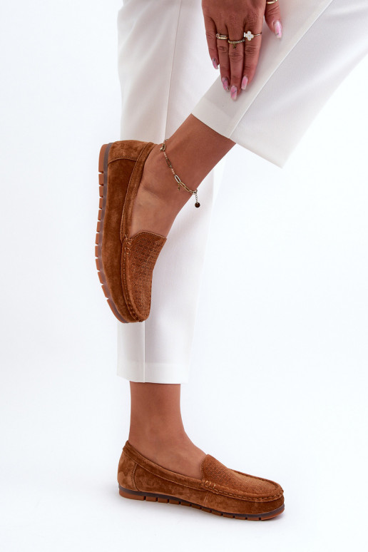 Braune Wildledermokassins S.Barski LR755 Braune Wildledermokassins S.Barski LR755