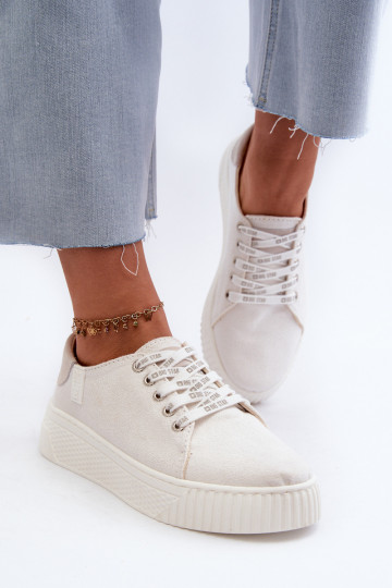 Freizeitschuhe MEMORY FOAM SYSTEM BIG STAR NN276001 weiße Farbe