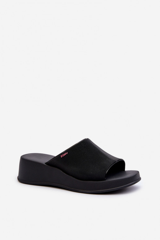 Damenhausschuhe LL285084 schwarz