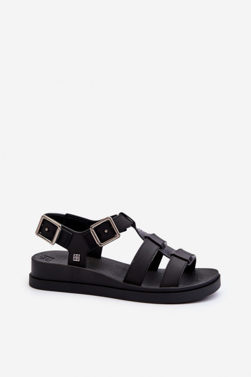 Damensandalen NN285007 schwarz