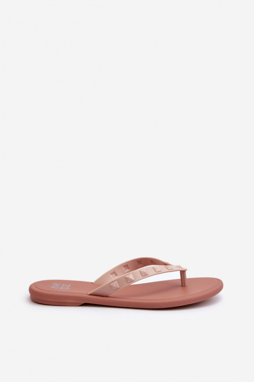 Plattfüße Elastyczne Hausschuhe JJ285298 rosa Farbe