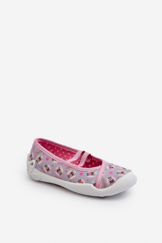 Hausschuhe Ballerinas Welpen Befado 116Y325 rosa Farbe Hausschuhe Ballerinas Welpen Befado 116Y325 rosa Farbe
