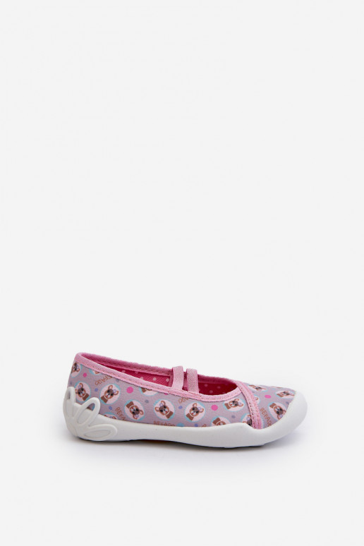 Hausschuhe Ballerinas Welpen Befado 116Y325 rosa Farbe Hausschuhe Ballerinas Welpen Befado 116Y325 rosa Farbe