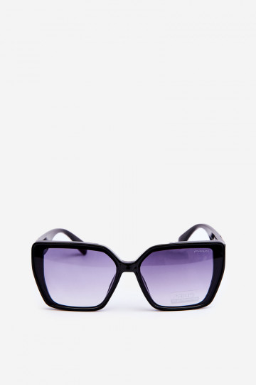 Sonnenbrille Damen mit ausgefallenem Detailm UV400 schwarz 2