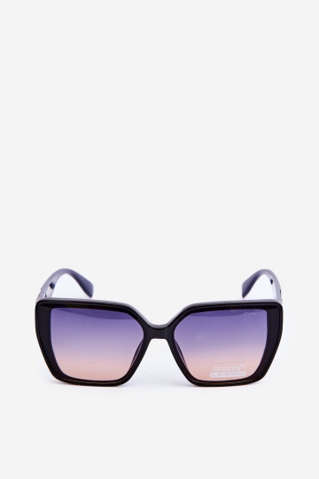 Sonnenbrille Damen mit ausgefallenem Detailm UV400 dunkelblau 2