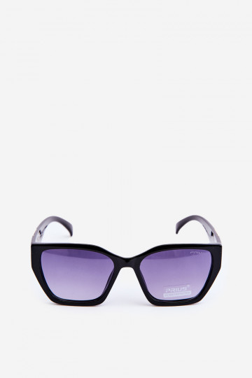 Damen-Sonnenbrille, klassisches Modell, Ze-Goldfarbe. Details UV400, schwarze Farbe 2