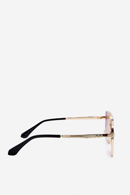 Sonnenbrille Damen UV400 goldbraun Sonnenbrille Damen UV400 goldbraun