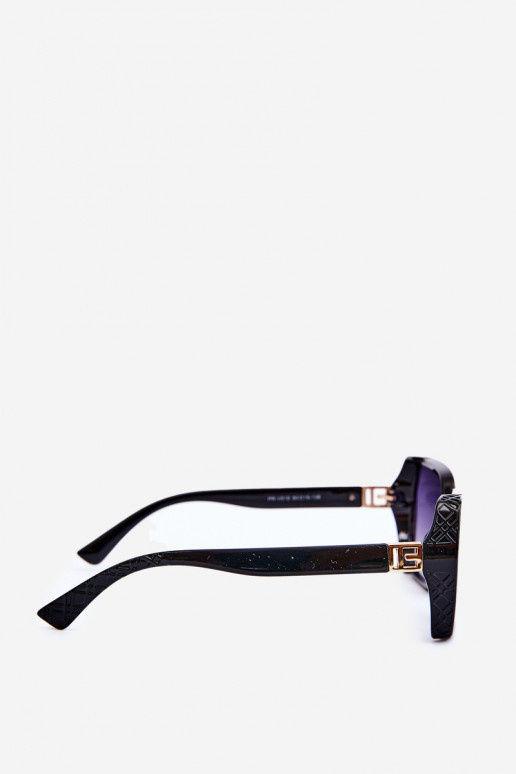 Cieniowane Sonnenbrille für Damen, UV400, Schwarz