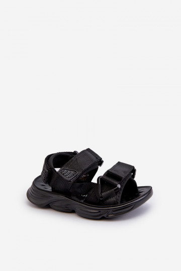 Kindersandalen mit Klebeverschlüssen in der Farbe Schwarz Orretta 2