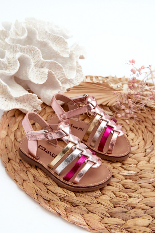 Sandalen Gladiator Kinder mit Klebeverschlüssen in verschiedenen Farben Radovia