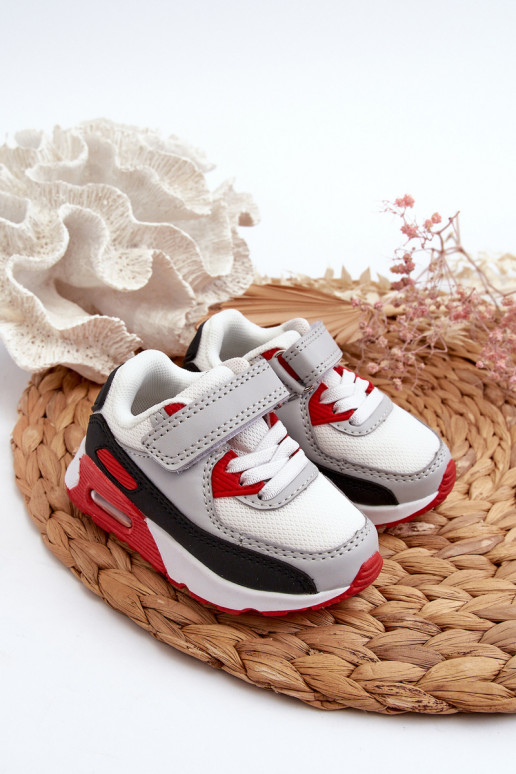 Kinder-Sneaker-Modellschuhe mit Klebeverschlüssen in der roten Farbe Krissandra Kinder-Sneaker-Modellschuhe mit Klebeverschlüssen in der roten Farbe Krissandra