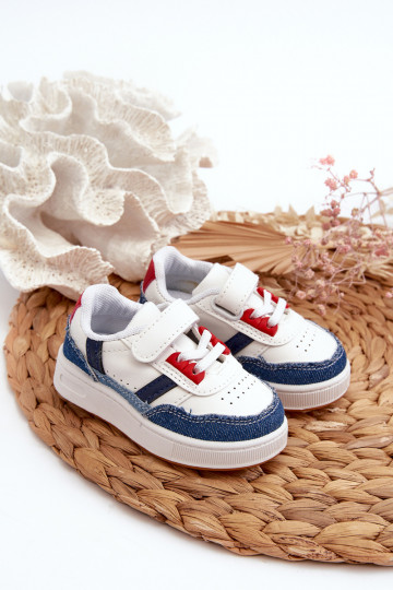 Kinder-Sportschuhe des klassischen Modells Denim-Material Marlin