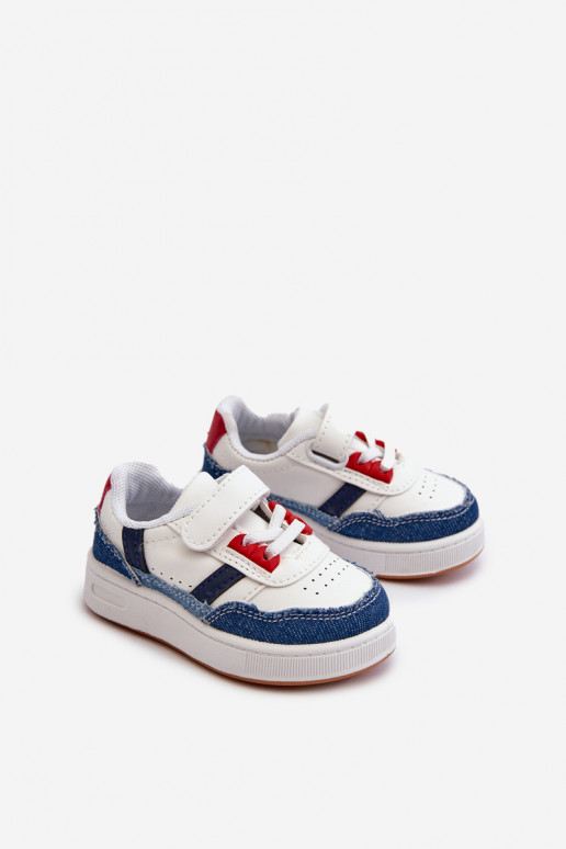 Kinder-Sportschuhe des klassischen Modells Denim-Material Marlin Kinder-Sportschuhe des klassischen Modells Denim-Material Marlin