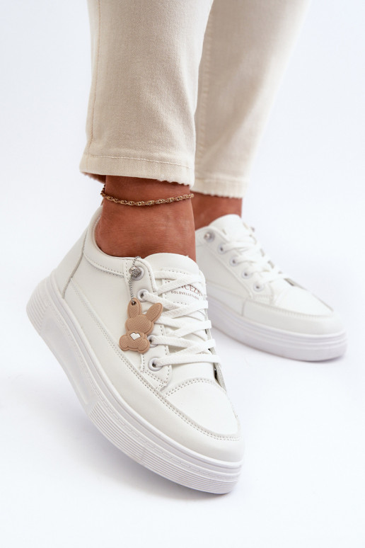 Freizeitschuhe Sportschuhe mit Plateau mit Ornamenten weiße Farbe Vinceza 13613 Freizeitschuhe Sportschuhe mit Plateau mit Ornamenten weiße Farbe Vinceza 13613