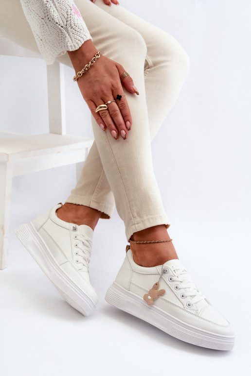 Freizeitschuhe Sportschuhe mit Plateau mit Ornamenten weiße Farbe Vinceza 13613 Freizeitschuhe Sportschuhe mit Plateau mit Ornamenten weiße Farbe Vinceza 13613